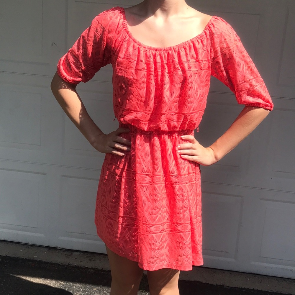 Kohl’s coral lace dress